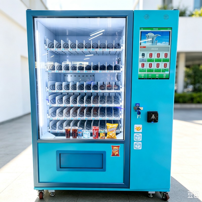 Vending Machine Qr Code - Distributore Automatico di Snack con Schermo