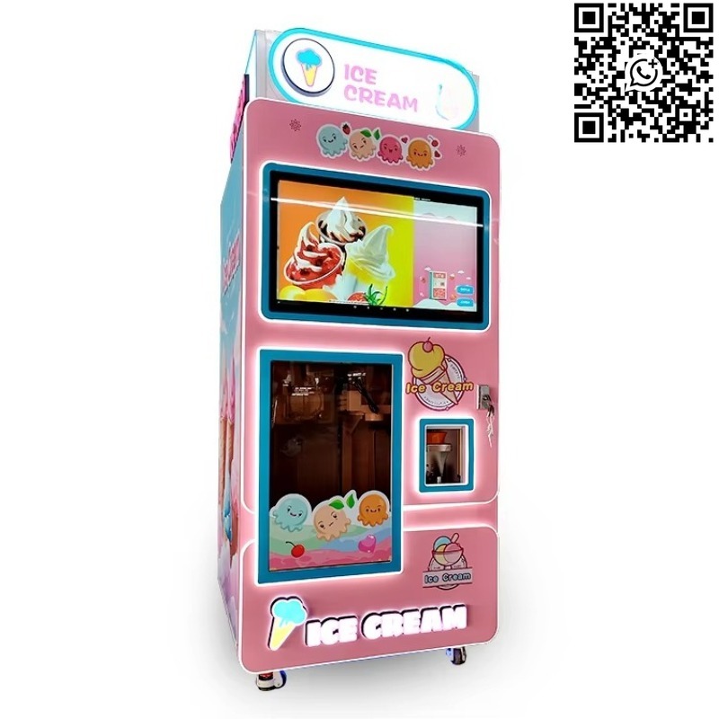 Vending Machine Qr Code - Distributore Automatico di Gelati Robotizzato Personalizzabile