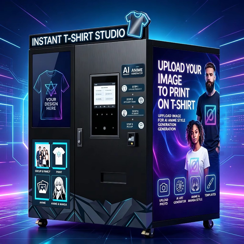 Arcade Ticket Machine - Distributore Automatico di Abbigliamento Intelligente AI