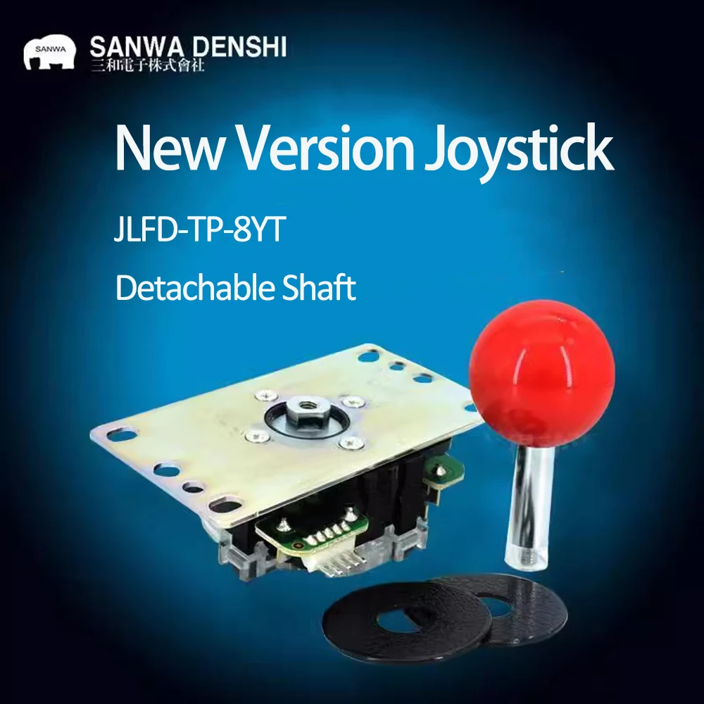 Arcade Game Jackpot - Joystick SANWA originale giapponese, JLFD-TP-8YT, albero