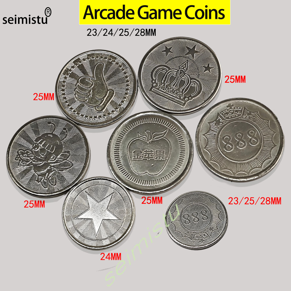 Arcade Vending Machine - 100 pezzi in acciaio inossidabile 23/24/25mm