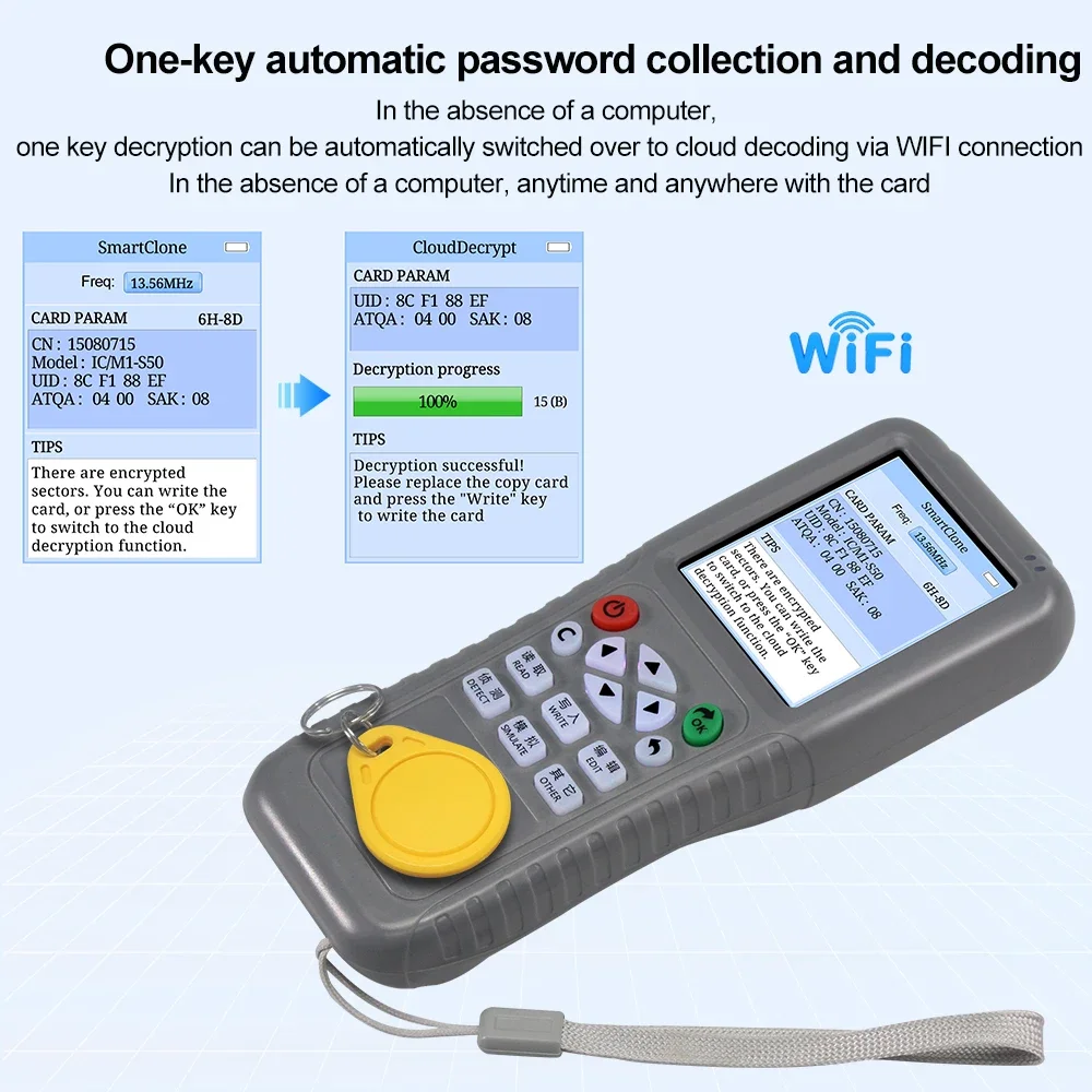 Copiatore WiFi RFID, Duplicato - Nfc Card Reader Vending recensione e prezzo