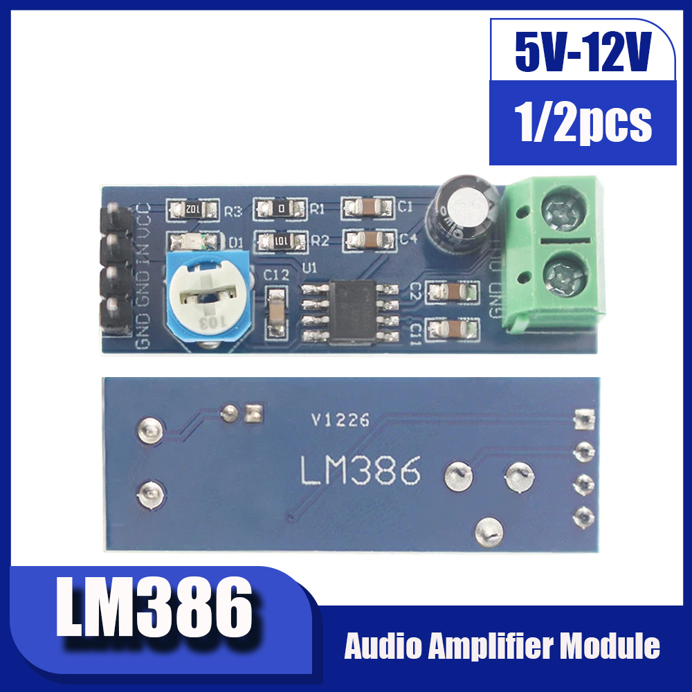 1/2PCS LM386 Modulo Amplificat - Arduino Vending Machine Project recensione e prezzo